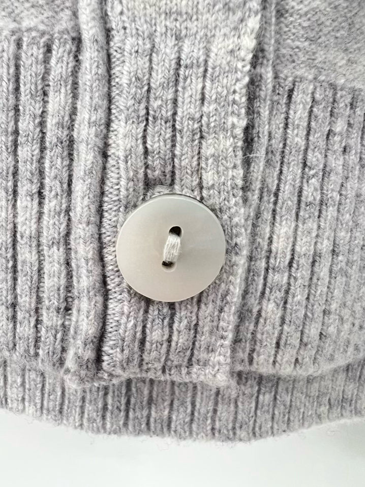 FREE PEOPLE Size M Gray Wool Blend Cardigan NWT