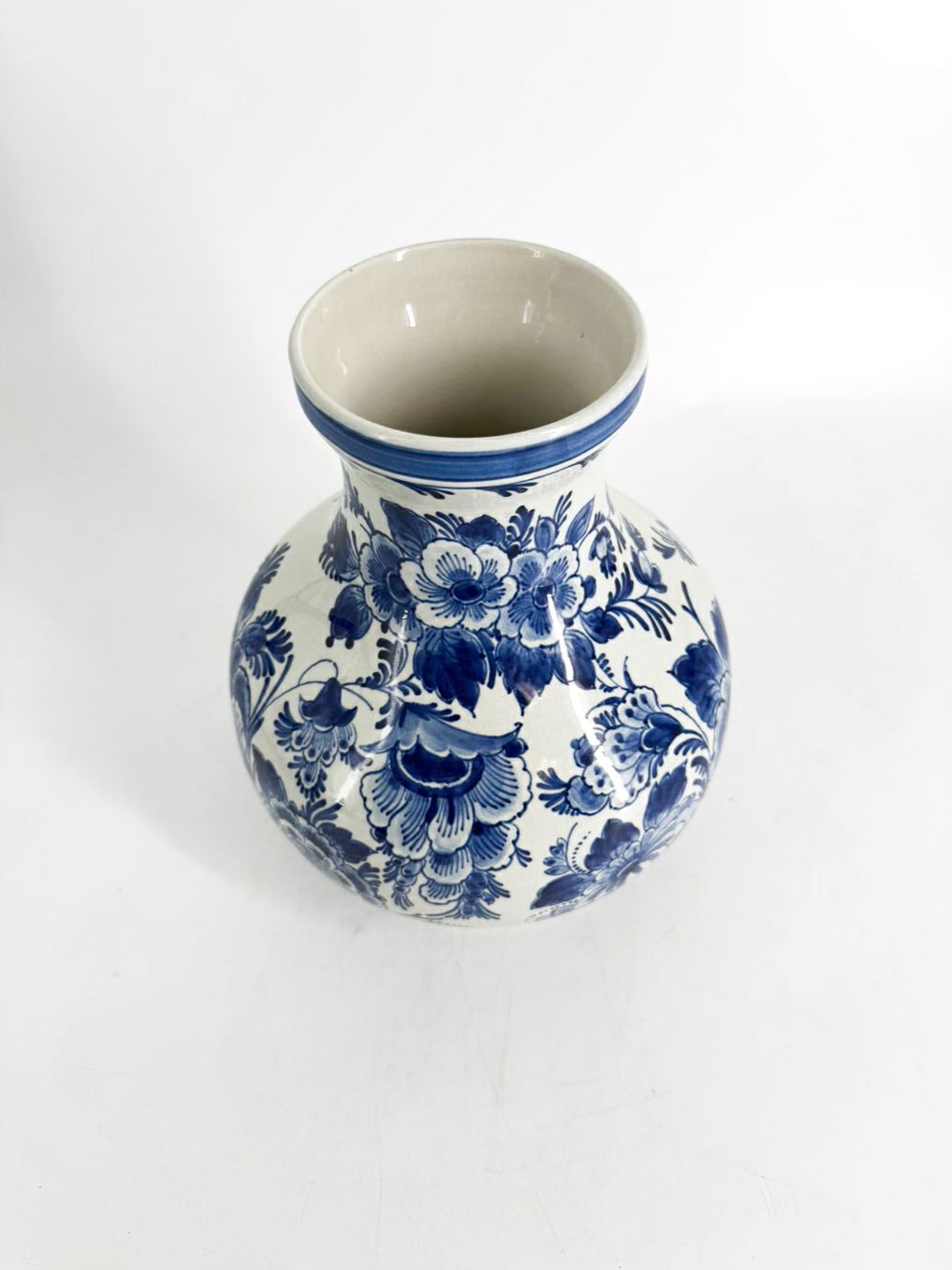 DELFT Blue & White Ceramic Vase