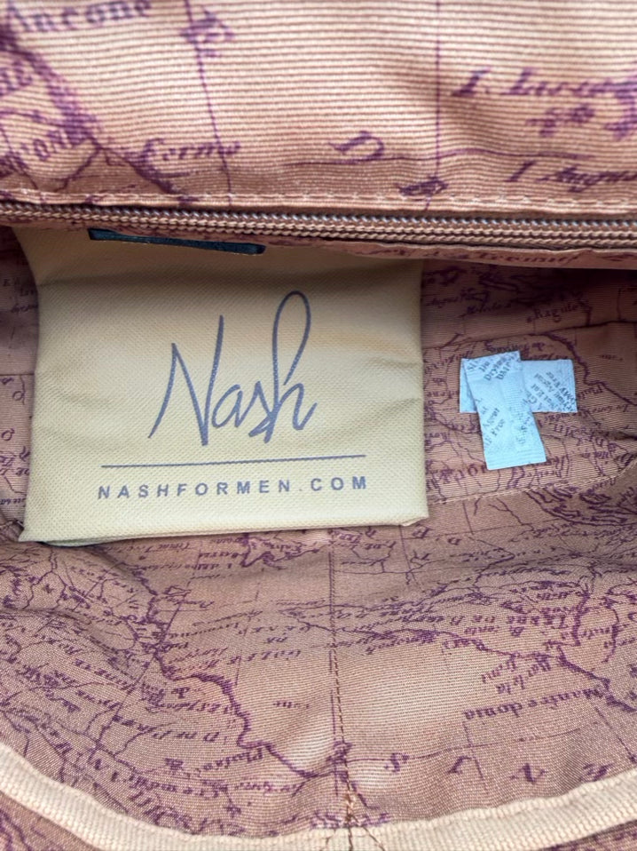 PATRICIA NASH Chocolate Moto Leather Messenger Bag NWT