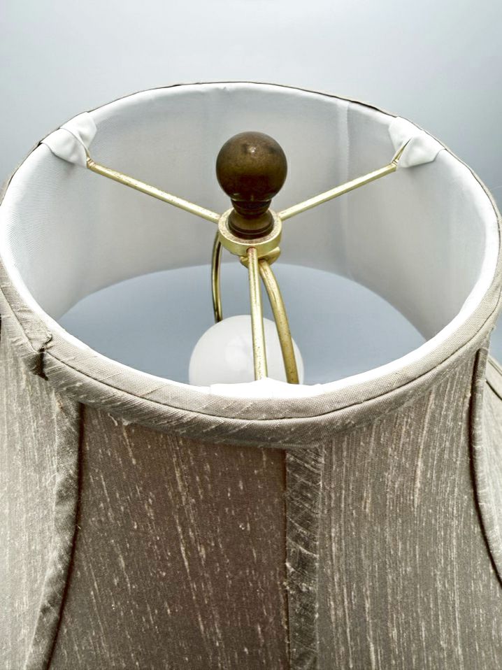 ASIAN Green Porcelain Jar Lamp w/ Shade