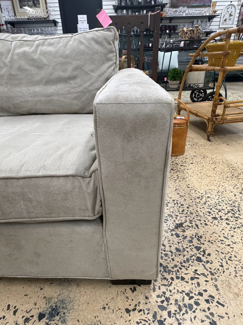 MITCHELL GOLD & BOB WILLIAMS Gray Sectional Sofa