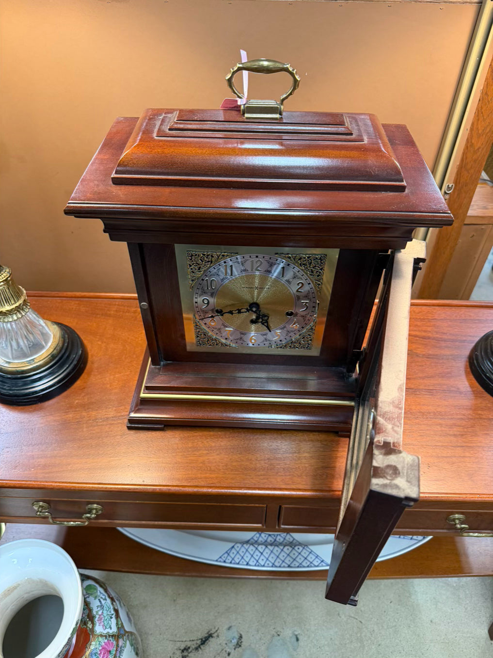 HOWARD MILLER Thomas Tompion Wood Mantel Clock