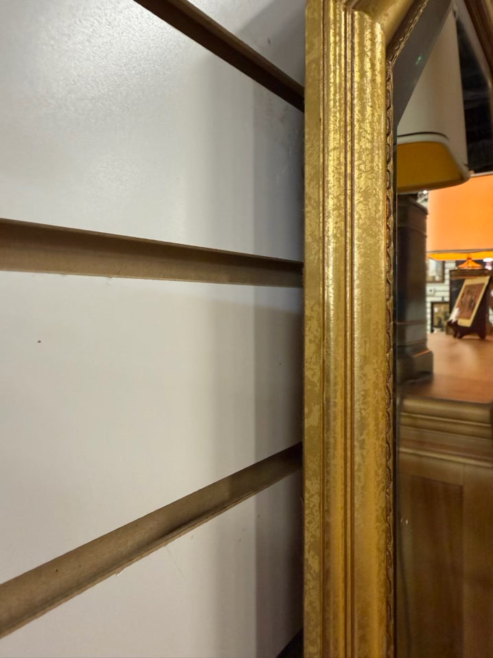 Gold Octagon Beveled Mirror