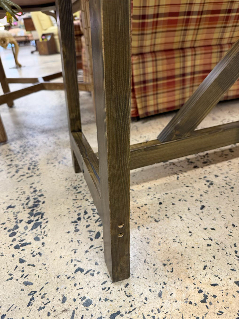 Wood Medium Brown Console