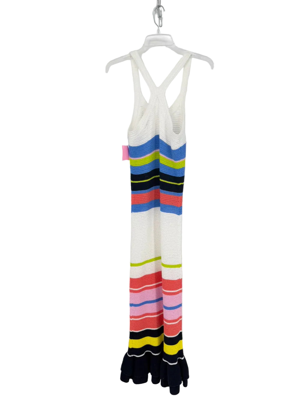 MARIE OLIVER Size S Cream & Multi-Color Knit Sleeveless Maxi-Dress NWT