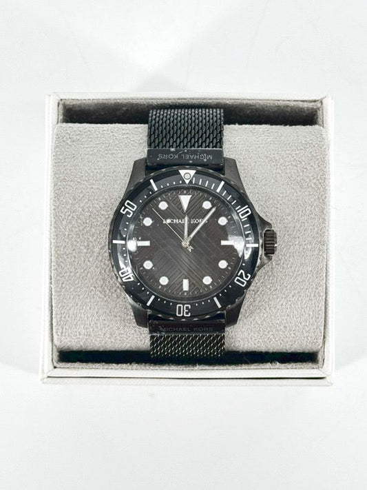 MICHAEL KORS Black Stainless Steel Everest Quartz Watch