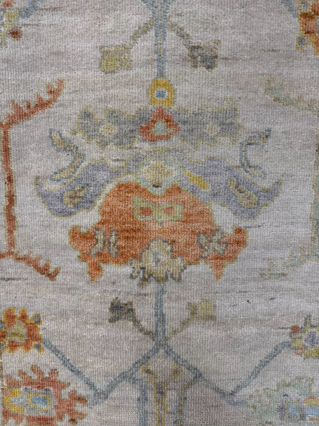 ORIENTAL Cream, Orange & Blue Runner