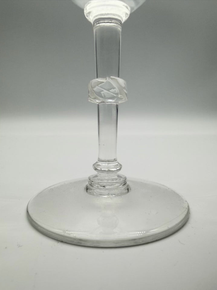 LALIQUE Beaugency Set Of 10 Crystal Claret Wine Glass