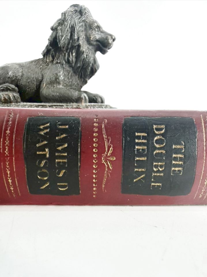 Brown, Red & Bronze Lion Figure