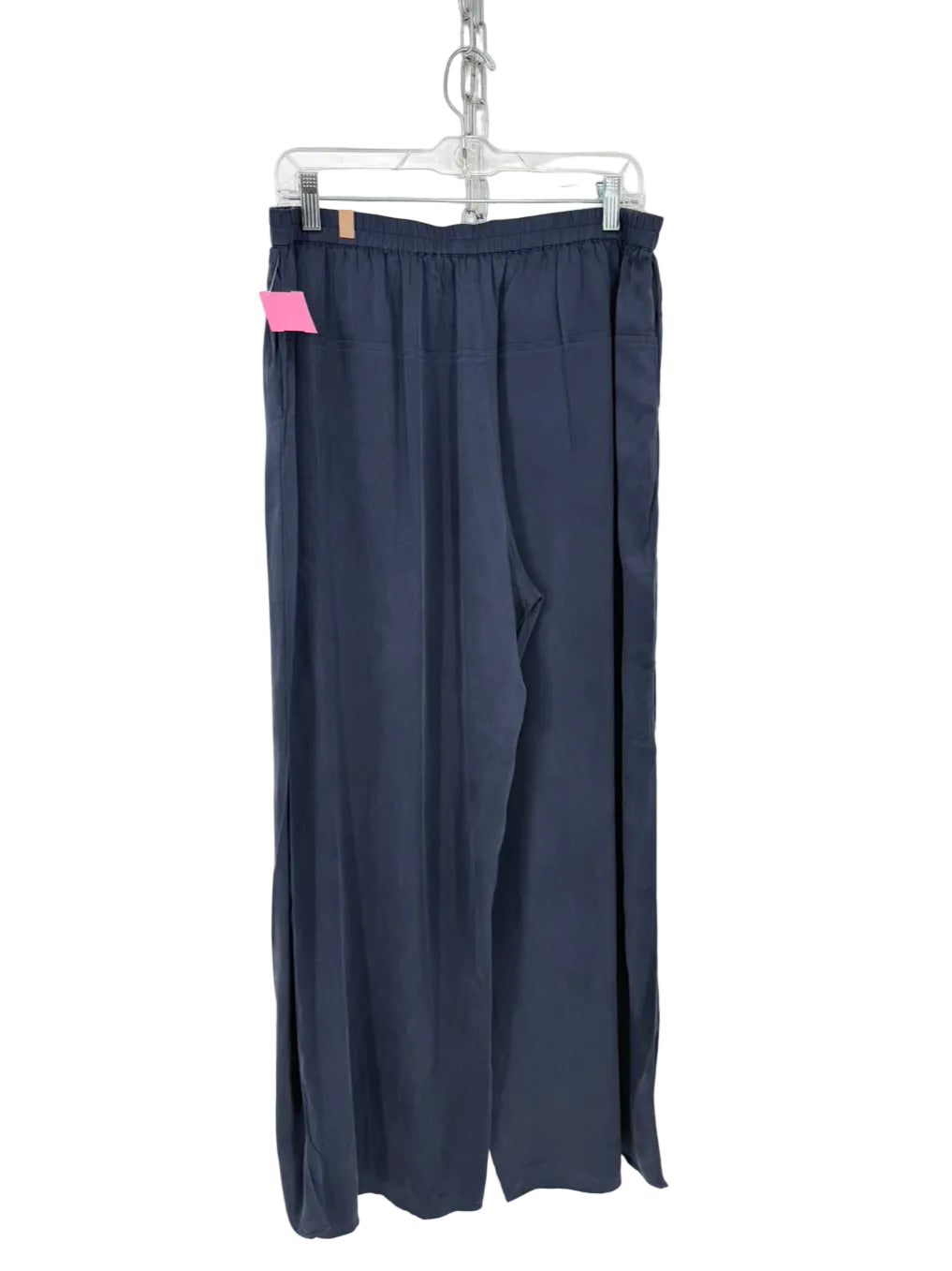 LUNYA Wmn's Size XL Navy Silk Pajama Set