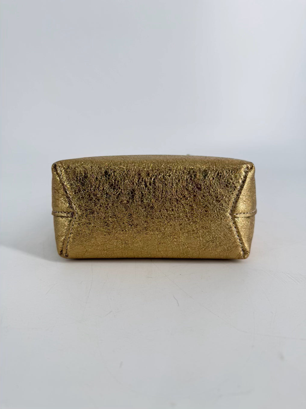 GIGI NEW YORK Gold Leather Sydney Mini Shopper Evening Bag NWT
