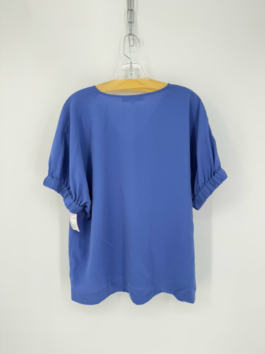CROSBY BY MOLLIE BURCH Size L Blue Blouse NWT