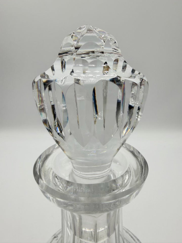 WATERFORD Lismore Clear Crystal Footed Decanter