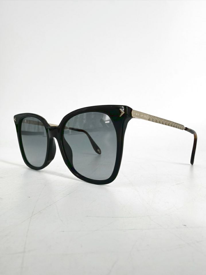 GIVENCHY Black & Gold Sunglasses w/ Case