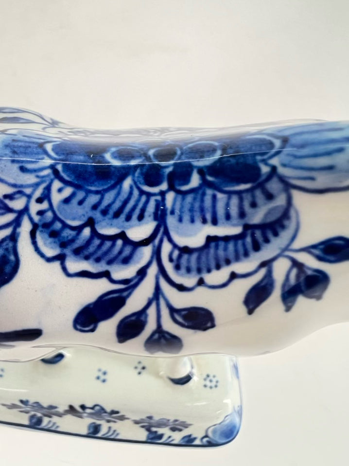 DELFT Blue & White Porcelain Figure