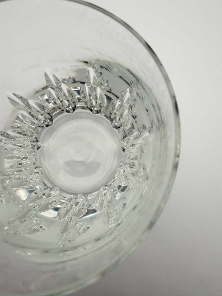 LENOX Firelight Clear Crystal Set Of 4 Double Old Fashioned Glasses