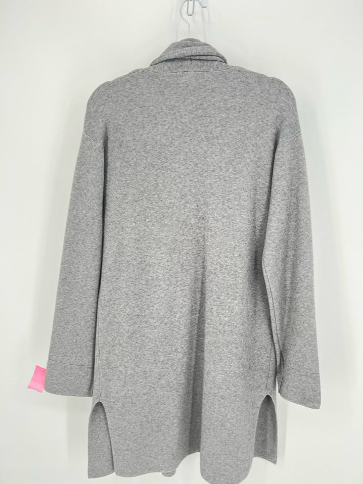 SANDRA FERRONE Size L/XL Gray Duster NWT