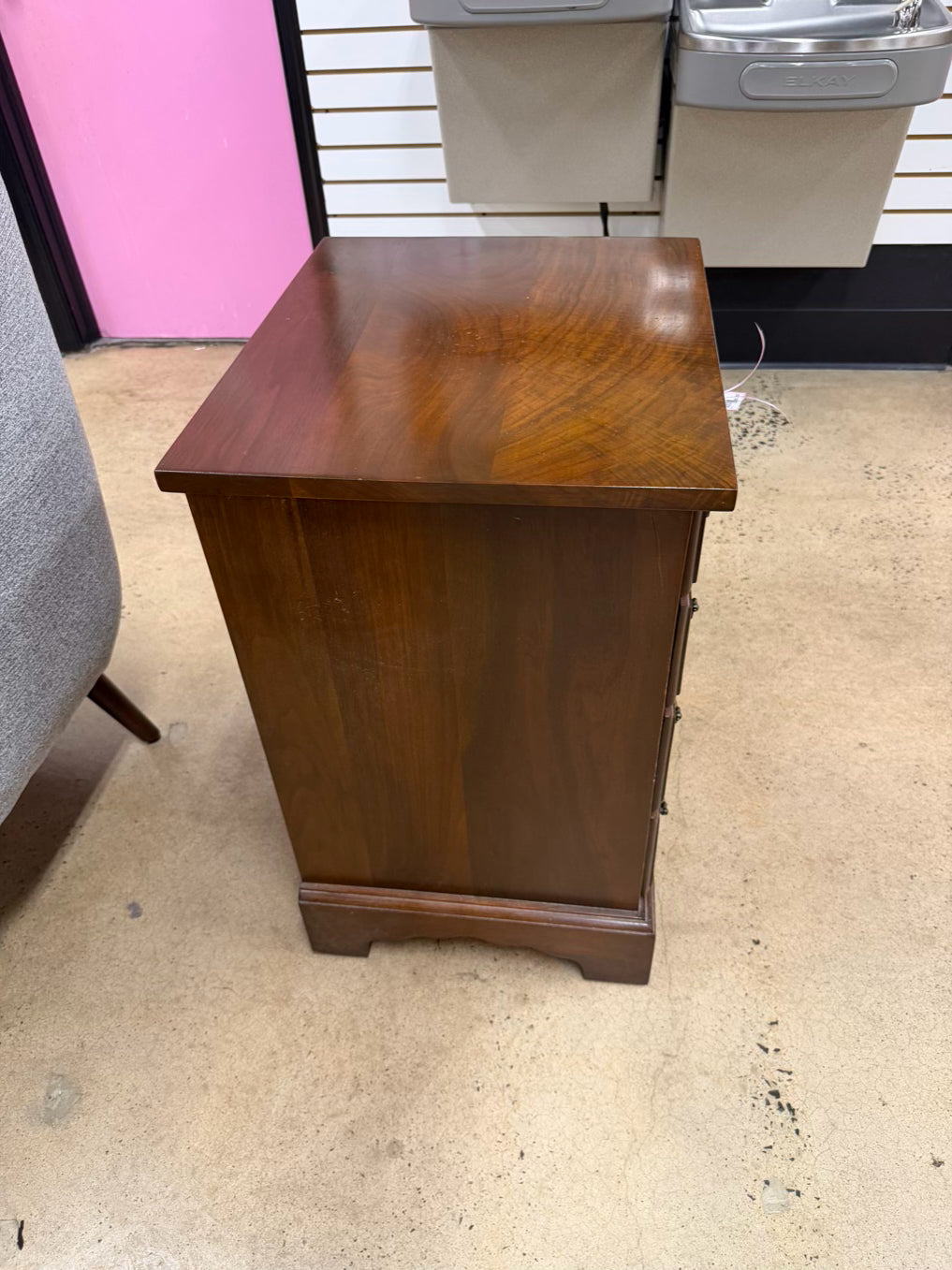 BENBOW Wood 4 Drawer Nightstand