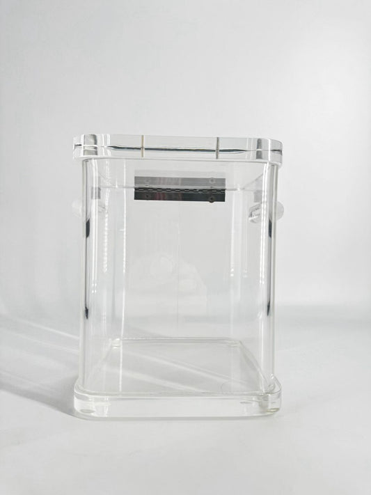 VINTAGE WILARDY Lucite Square Ice Bucket
