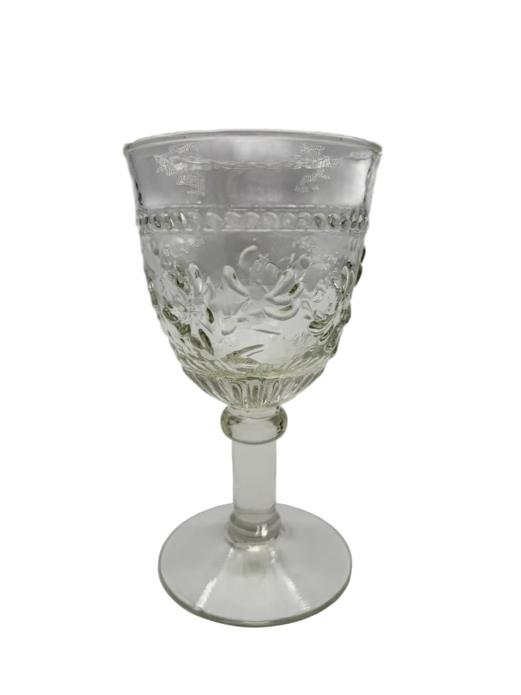 PFALTZGRAFF Clear Glass Set Of 14 Footed Water Or Wine Goblets