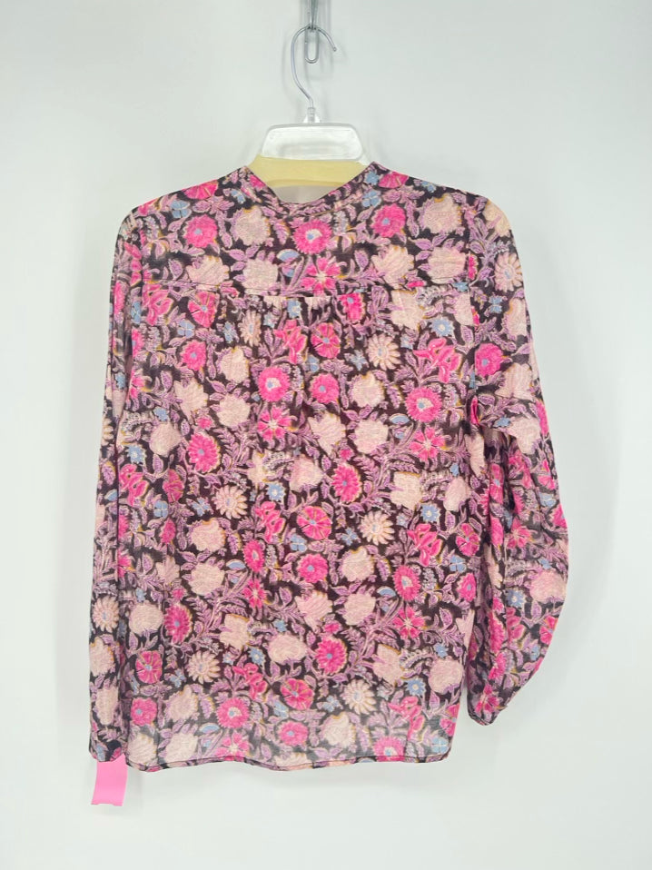 MARANT ETOILE Size 38 Pink Print Floral Blouse