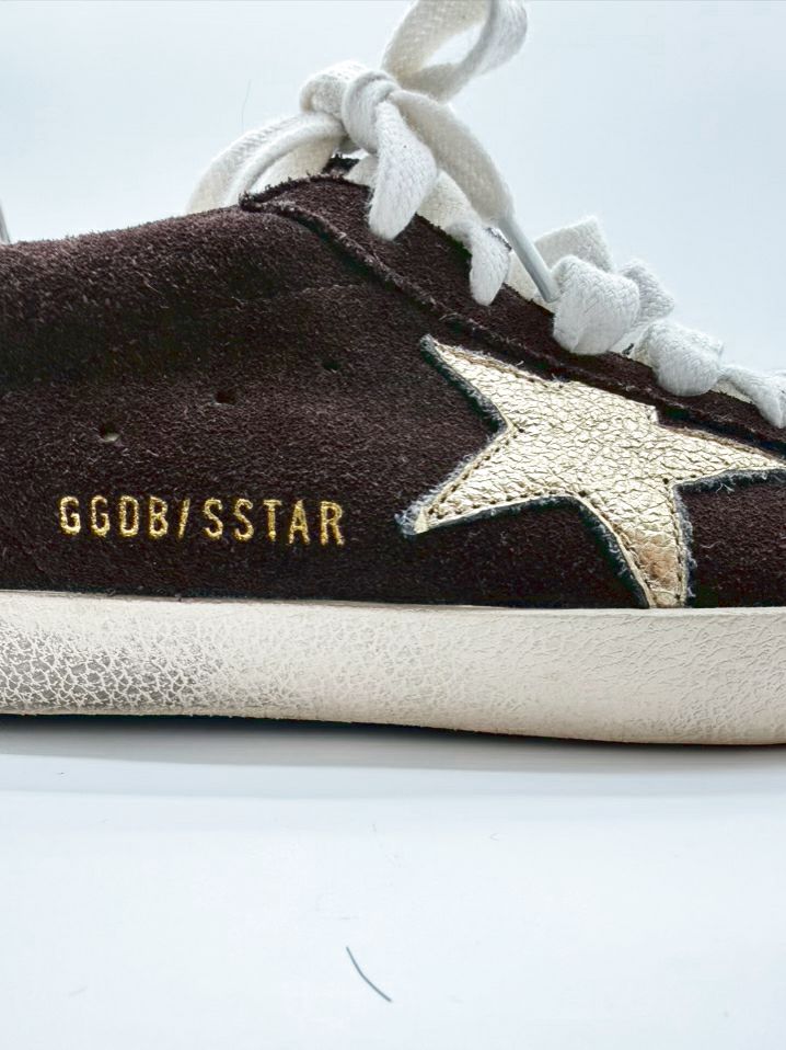 GOLDEN GOOSE WMNS Size 38 Chocolate Casual Shoes w/ Extra Laces
