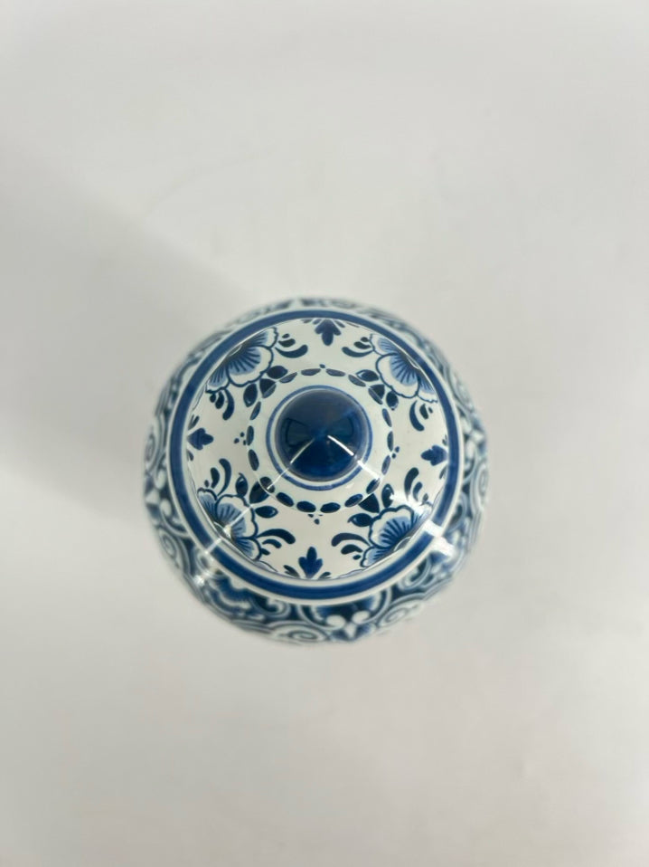 DELFT Blue & White Porcelain Ginger Jar