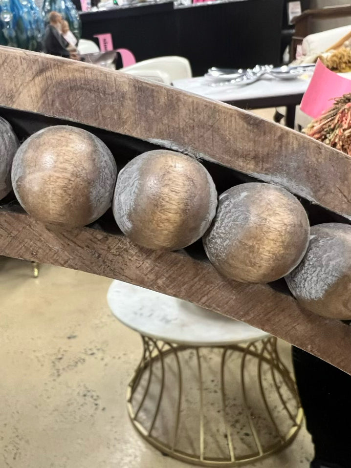 Carved Wood Mirror