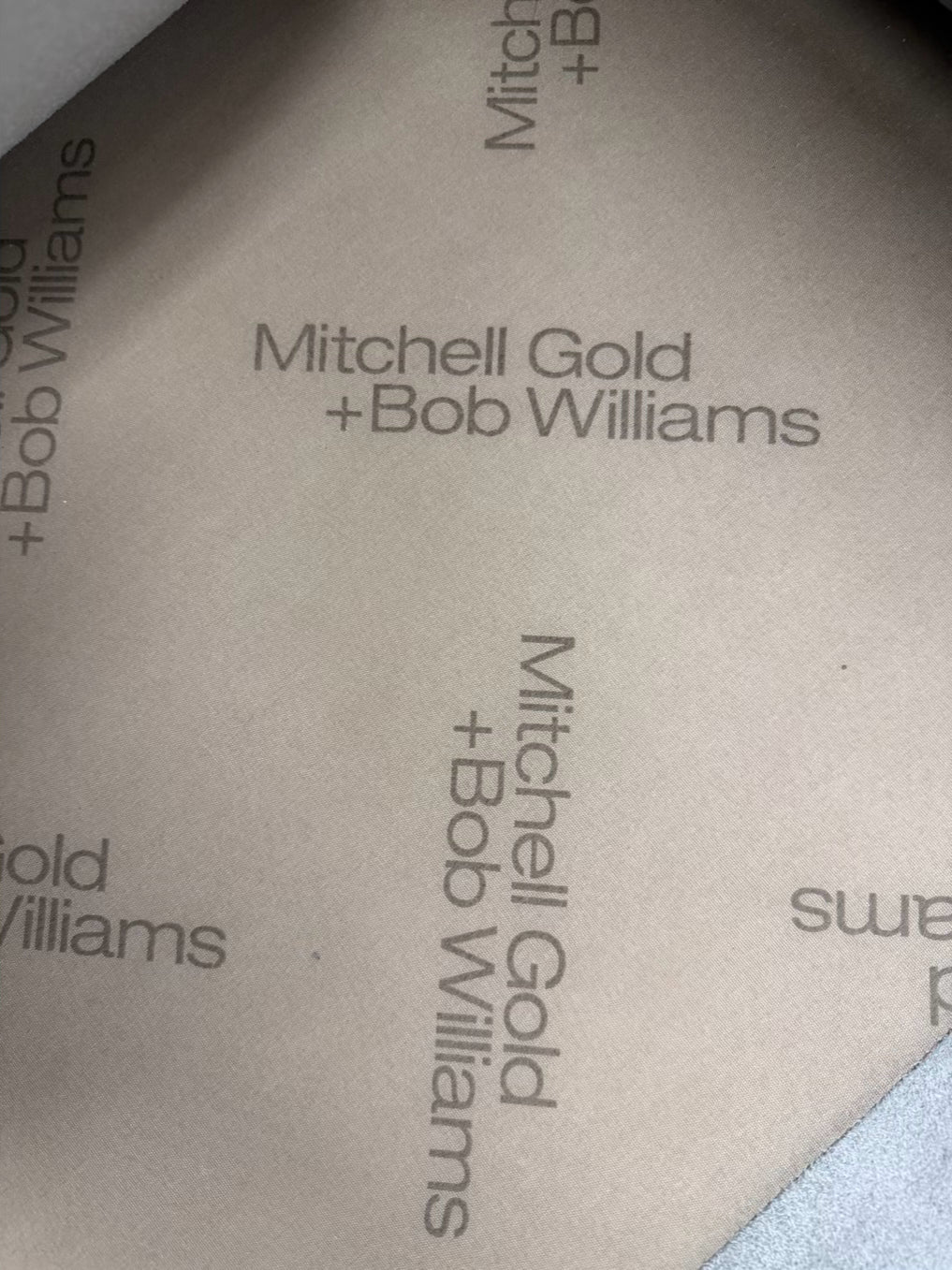 MITCHELL GOLD & BOB WILLIAMS Gray Sectional Sofa