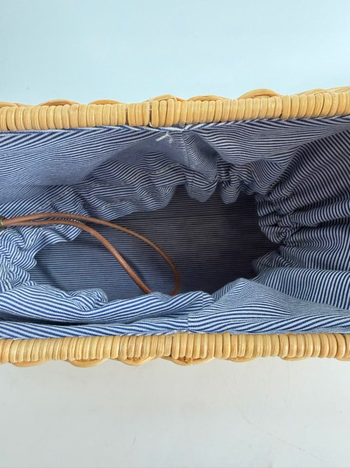 J MCLAUGHLIN Natural Wicker Purse