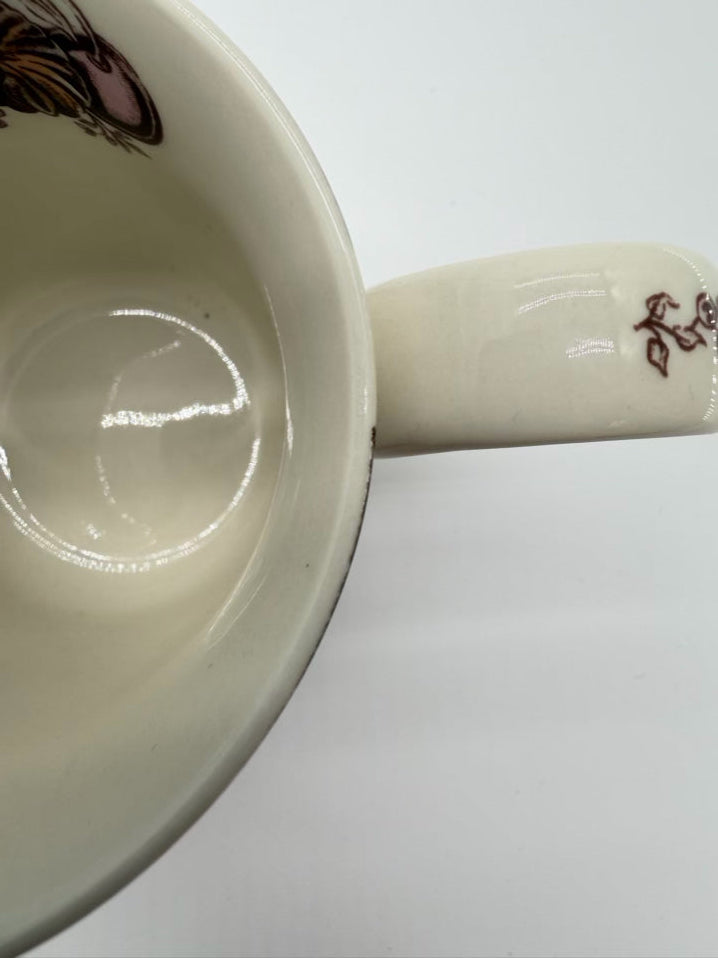 JOHNSON BROS. Brown & White Autumn Monarch Dinnerware Set Of 8 Mugs , Bowls, & Small Plates