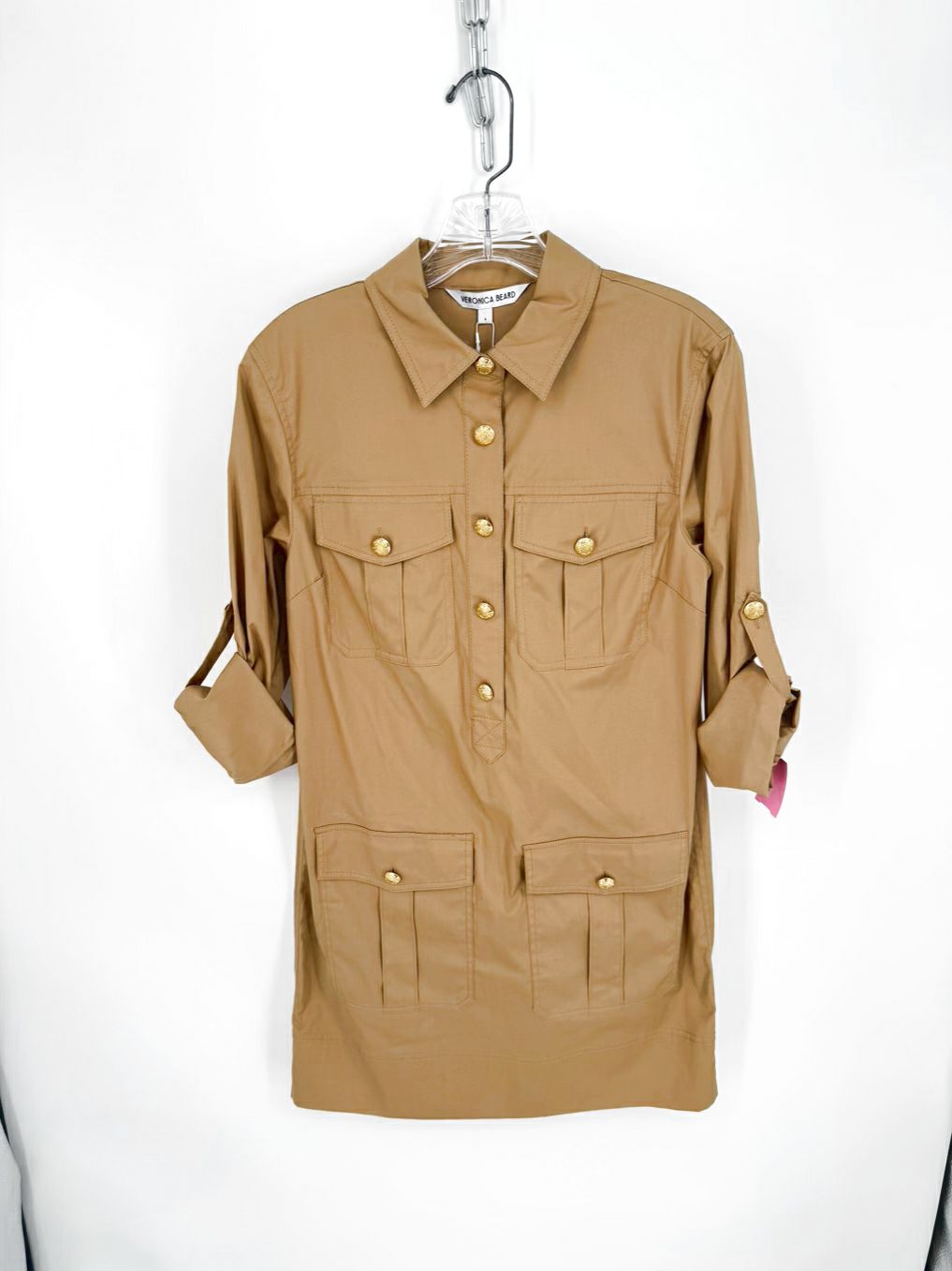VERONICA BEARD Size Wmn's 4 Khaki Dress
