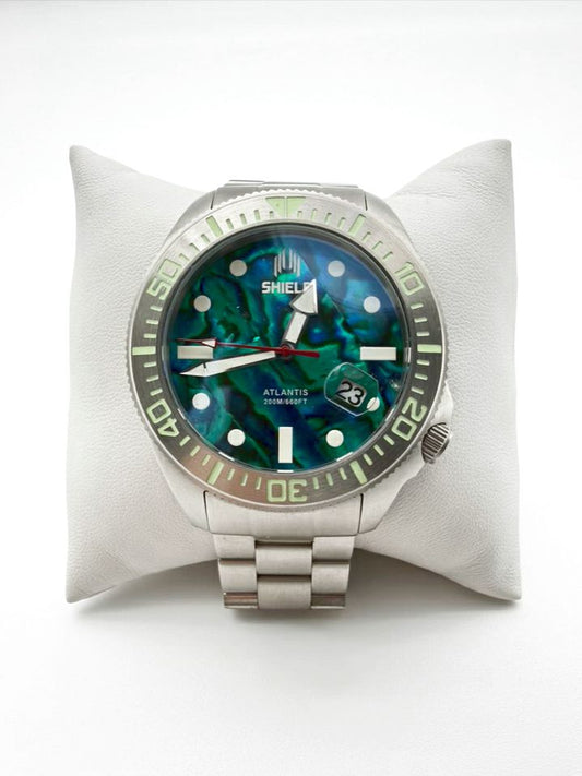 SHIELD ATLANTIS Abalone Stainless Steel Automatic Watch