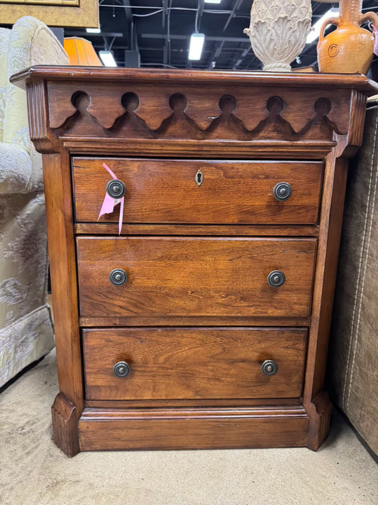 HECKMAN Wood 3-Drawer End Table
