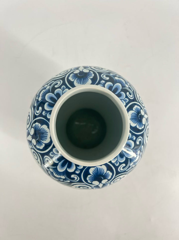 DELFT Blue & White Porcelain Ginger Jar