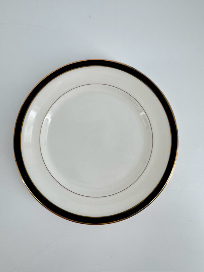 MIKASA White & Black China Dinnerware Set for 12