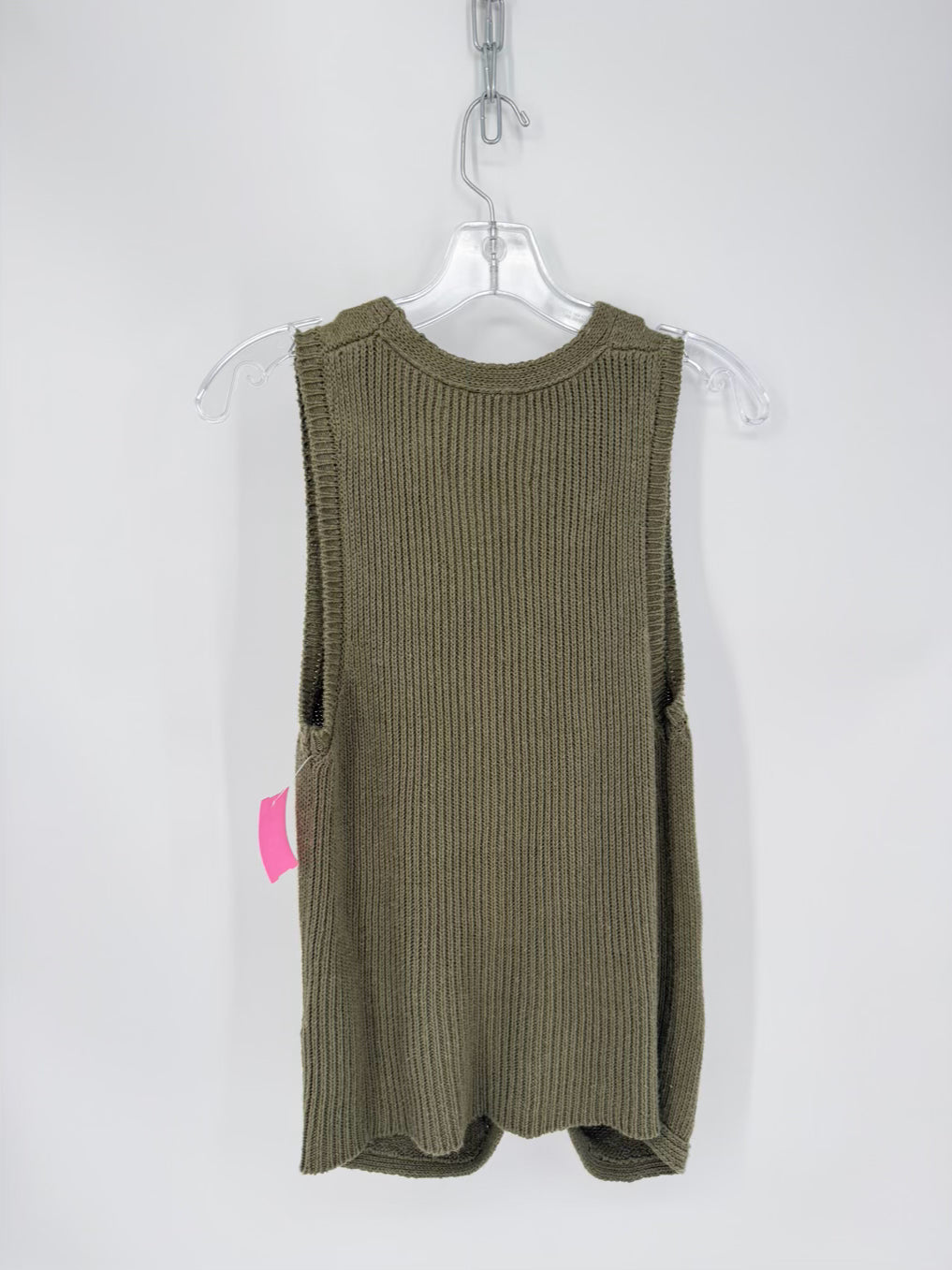 MHL Wmn's Size XS Green Linen Blend Vest