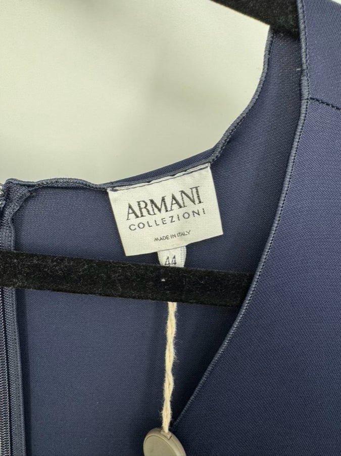 ARMANI COLLEZIONI Size 44 Navy Dress
