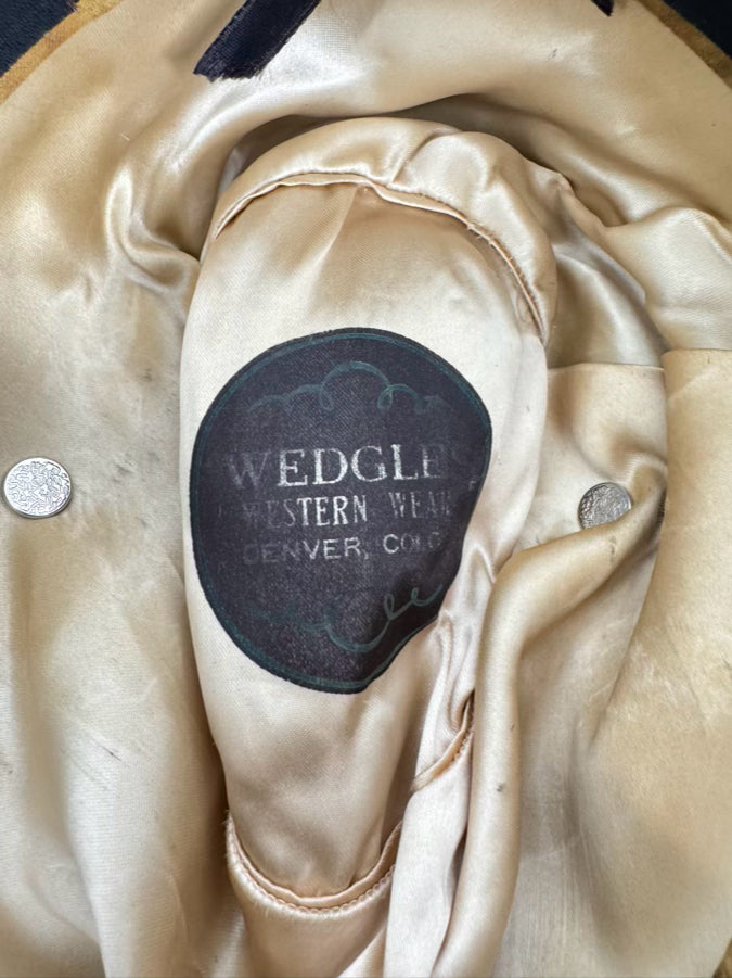 WEDGLES Cognac Suede Unisex Riding Hat