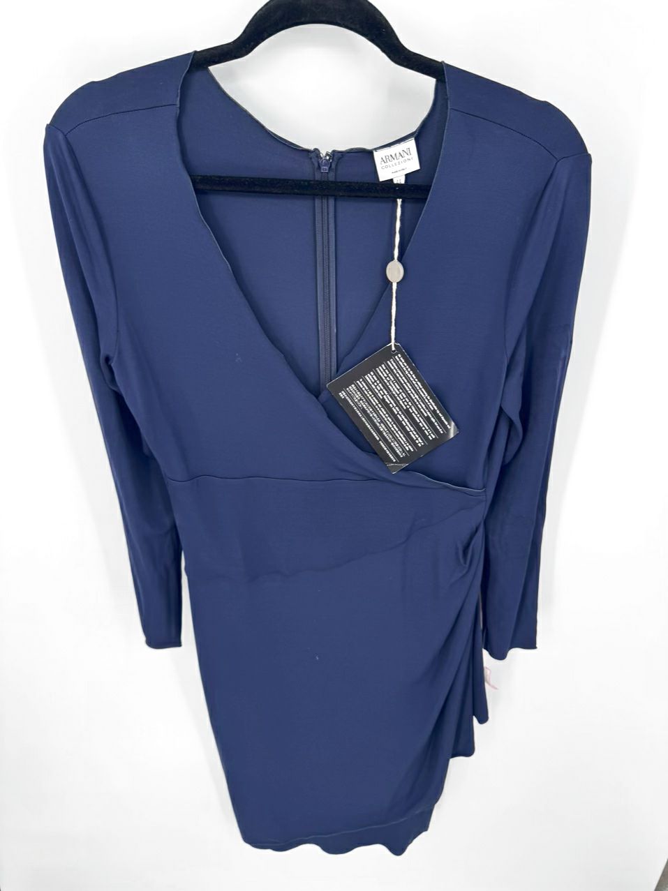 ARMANI COLLEZIONI Size 44 Navy Dress