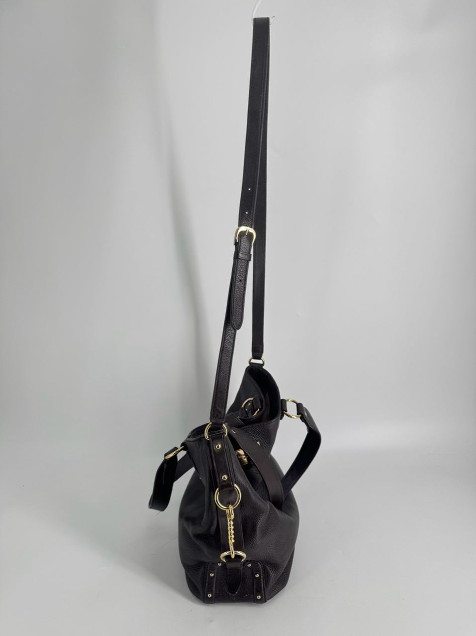 MICHAEL KORS Chocolate Leather Purse