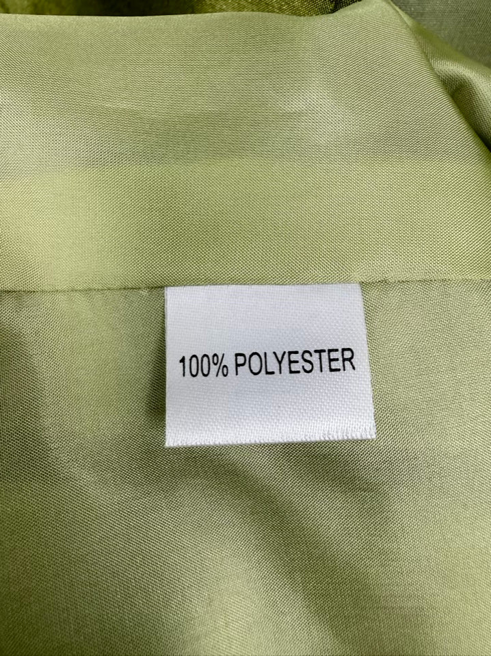 DOVECOTE Wmn's Size XL Green Bow Open Front Jacket