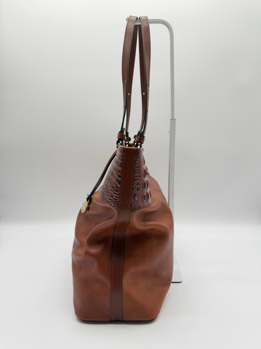 BRAHMIN Tansey Pecan Westerly Leather Purse