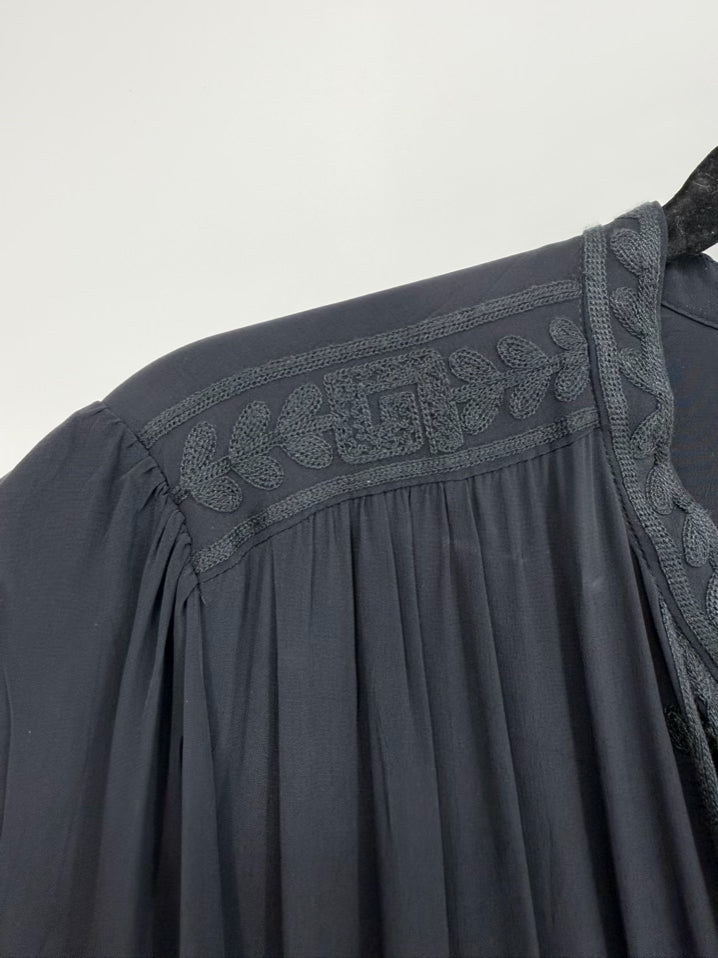 MARANT ETOILE Size 38 Black Maxi-Dress NWT