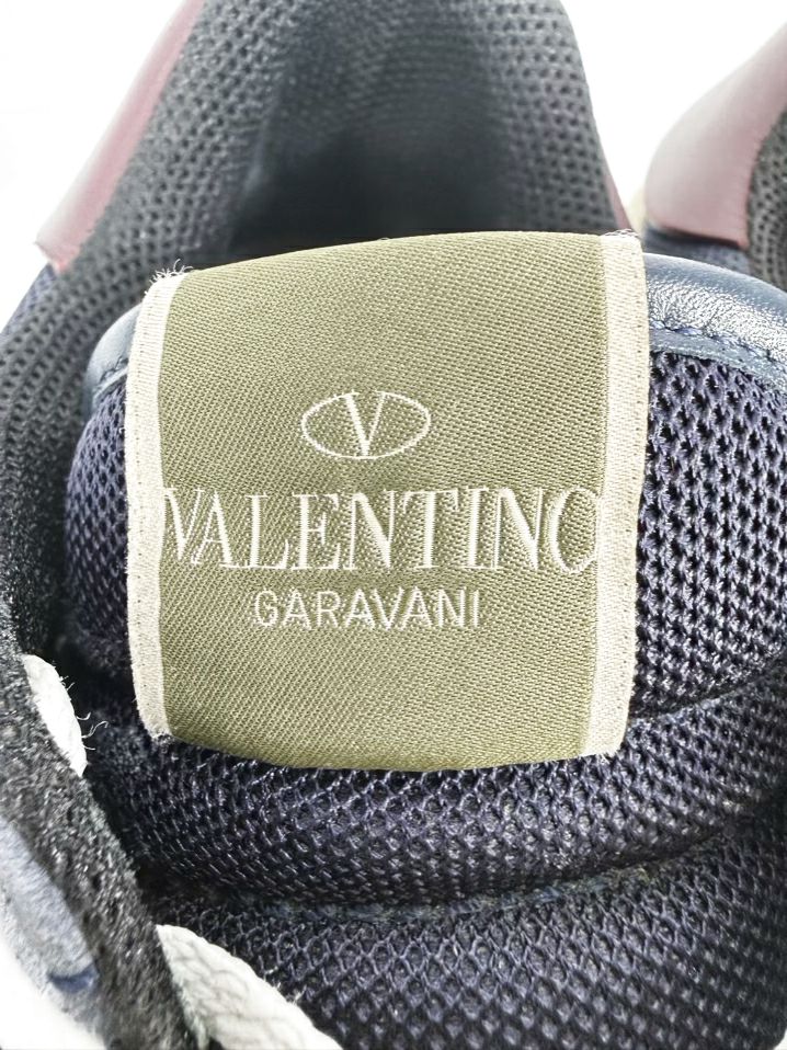 VALENTINO Size 41 Navy Sneakers