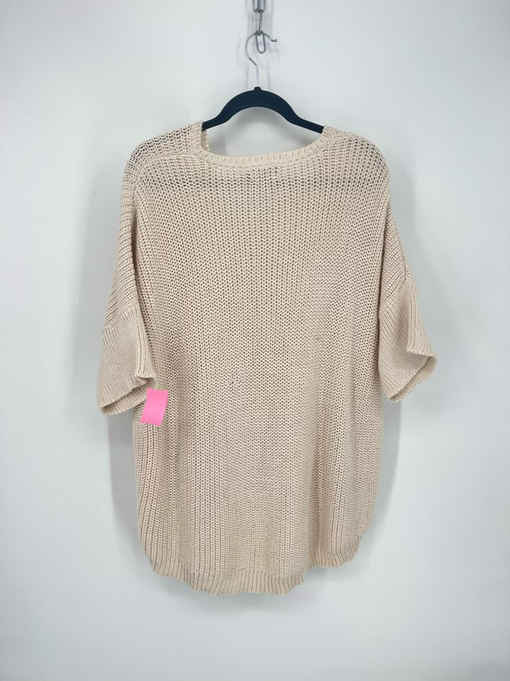 Honest Cotton Size O/S Beige Sweater