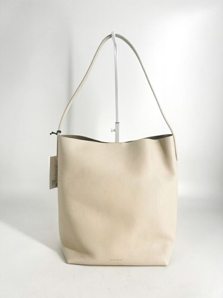 MANSUR GAVRIEL Cream Leather Tote Bag NWT