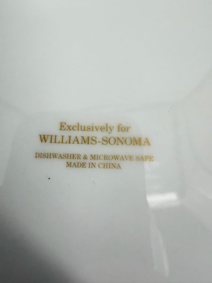 WILLIAM & SONOMA Multi Colored Ceramic Plates Setting for 8