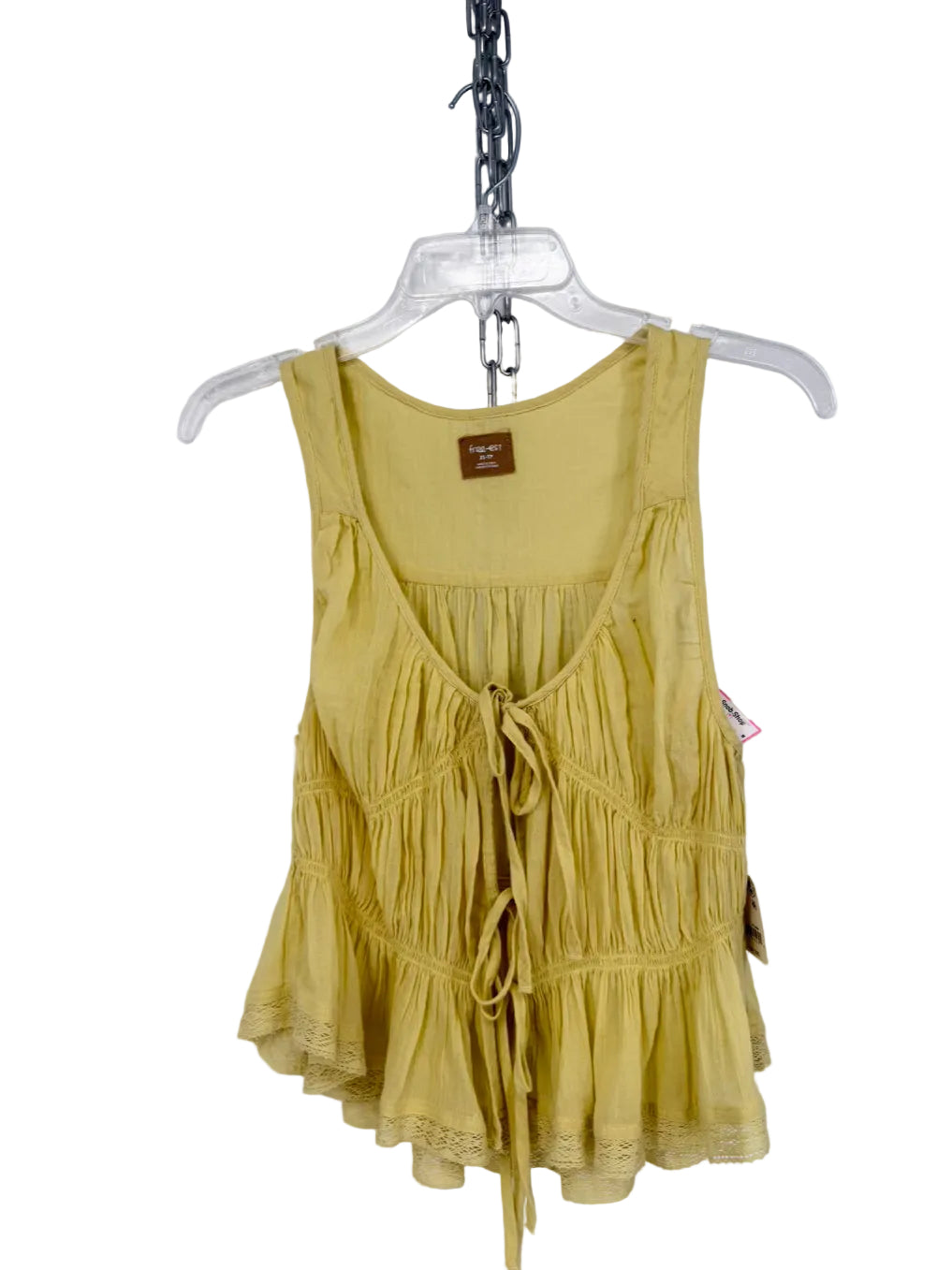 FREE-EST Wmn's Size XS Pale Yellow 2 Piece Set NWT
