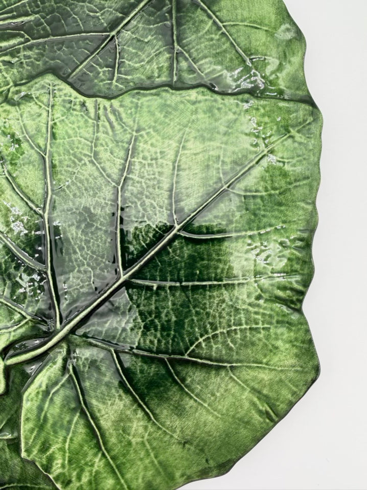 VIETRI Green Leaves Platter